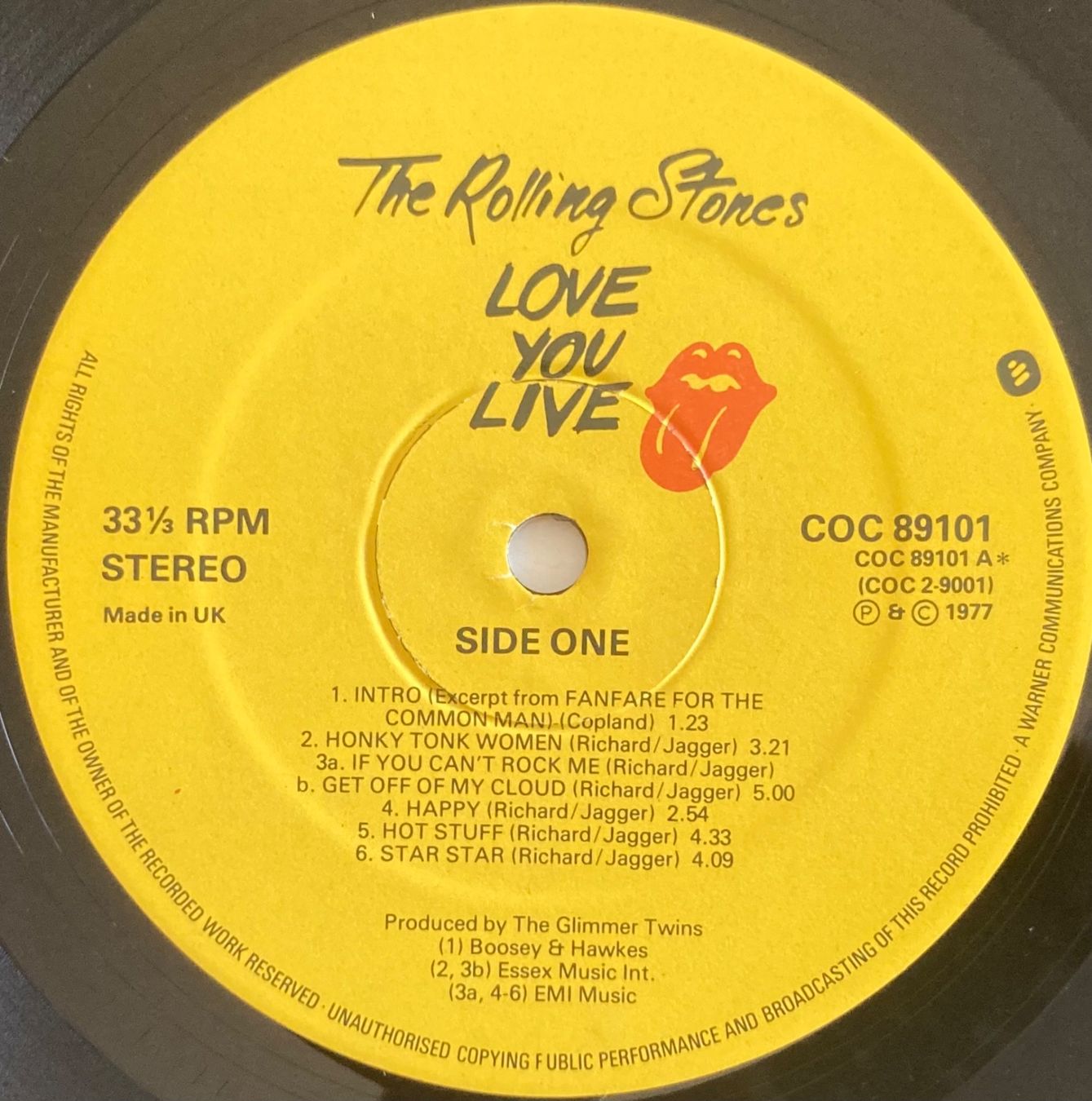 Schallplatten: THE ROLLING STONES - LOVE YOU LIVE – Gebraucht aus Poliez-Pittet von Newtown-Records 4