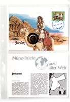 Jordanien_Münzbrief mit Beschreibung