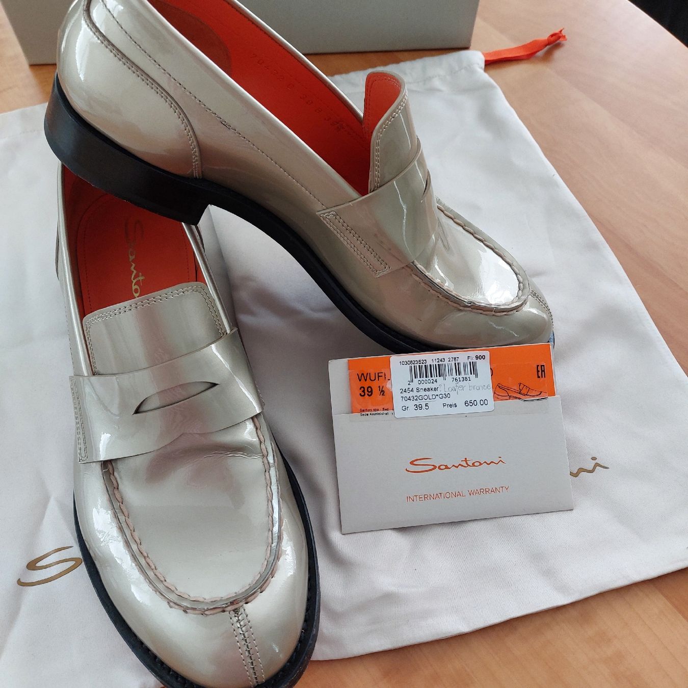 Santoni Scarpe da donna: Santoni Sneaker Loafer Gr. 39.5 – Usato da St. Gallen venduto da ostschweiz123 5