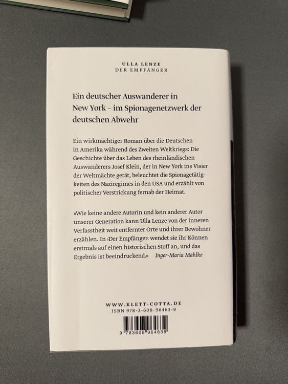 Libri: Der Empfänger / Ulla Lenze – Nuovo (secondo la descrizione) da Villigen venduto da Liviaange 1
