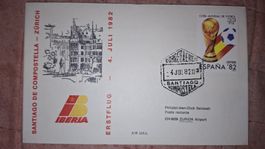 Swissair Santiago Compostella - Zürich 04.07.1982