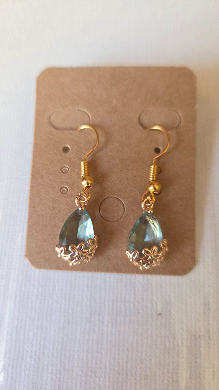 Orecchini pendenti & Orecchini a lobo: Ohrringe Modeschmuck Perlen Style Blau NEU – Nuovo (secondo la descrizione) da Weggis venduto da Leeclipse