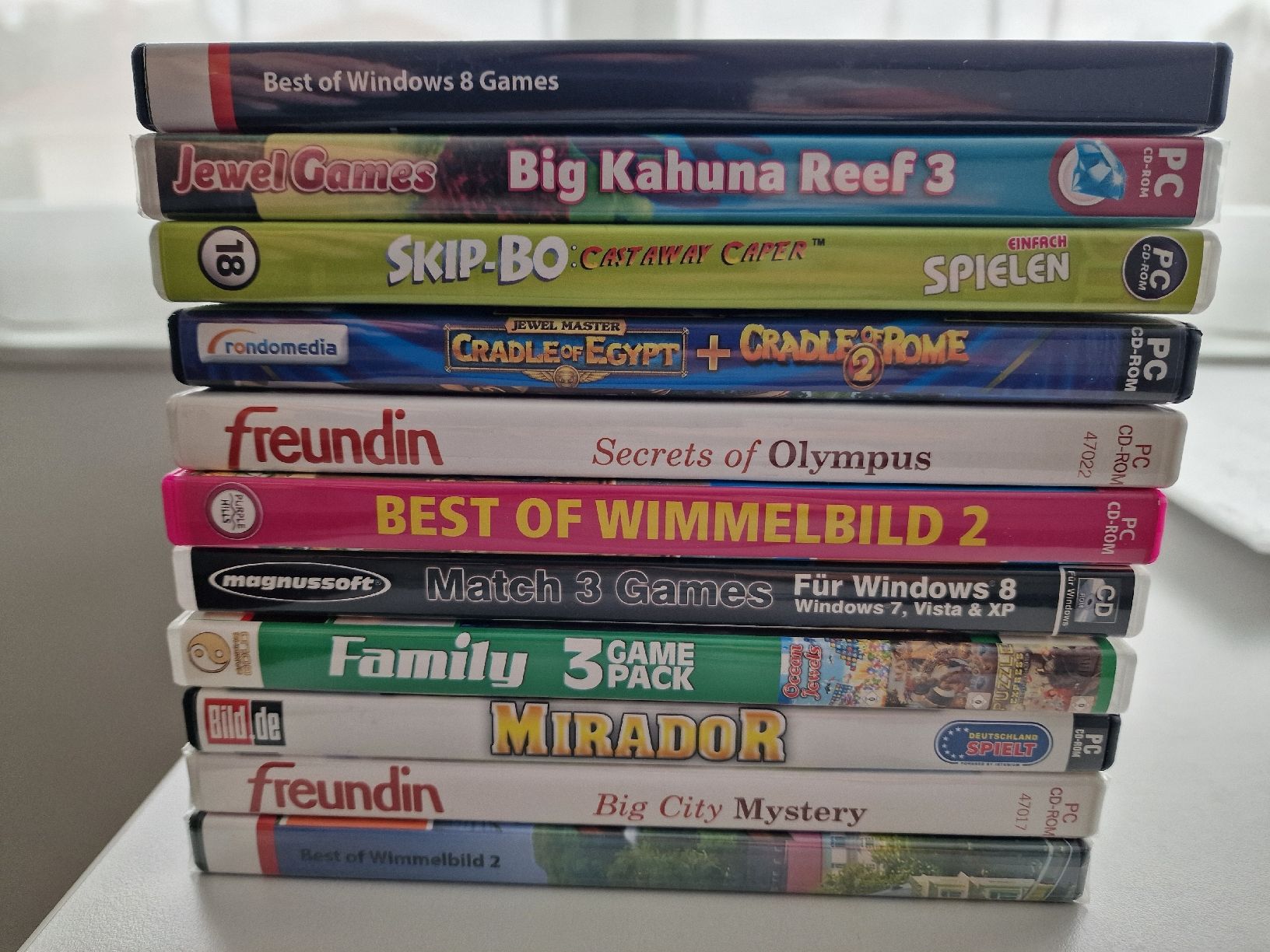 Giochi: PC Spielesammlung 11 Stück  – Usato da Untersiggenthal venduto da jumath