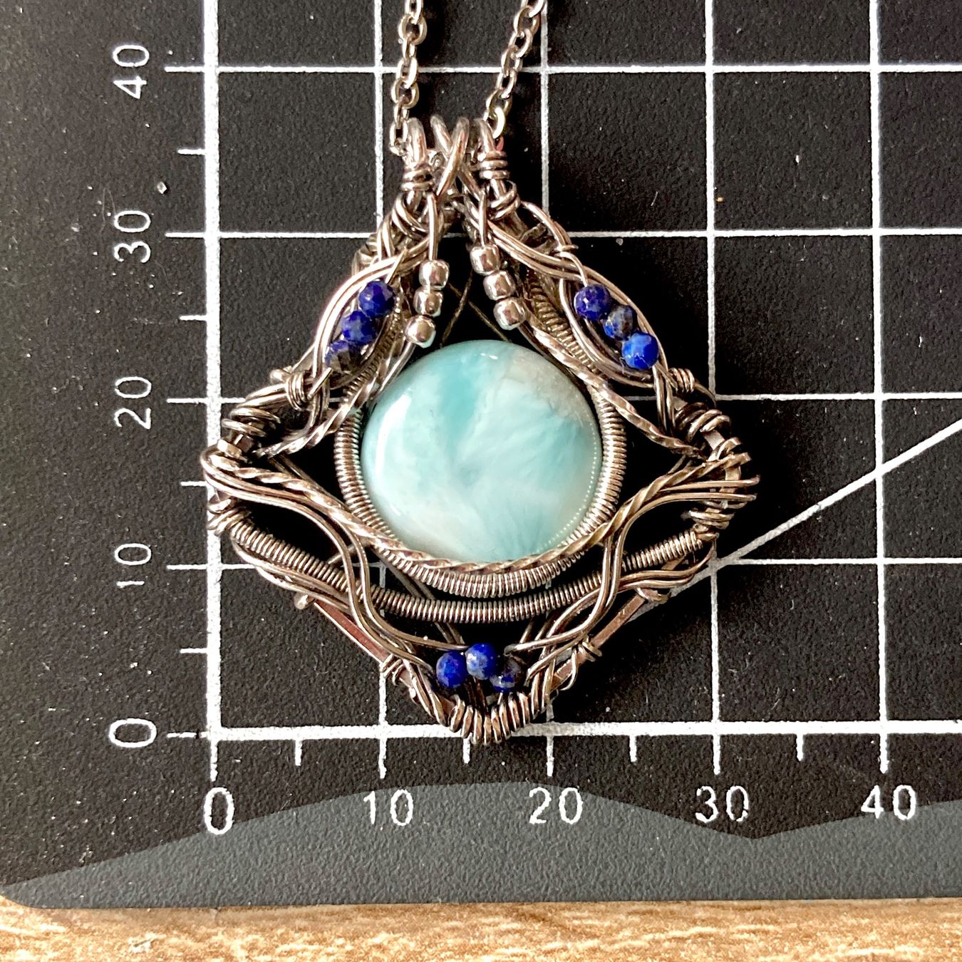 Catenine: Larimar Halskette in Silber 925 – Nuovo (secondo la descrizione) da Solothurn venduto da Kiki_Di 5