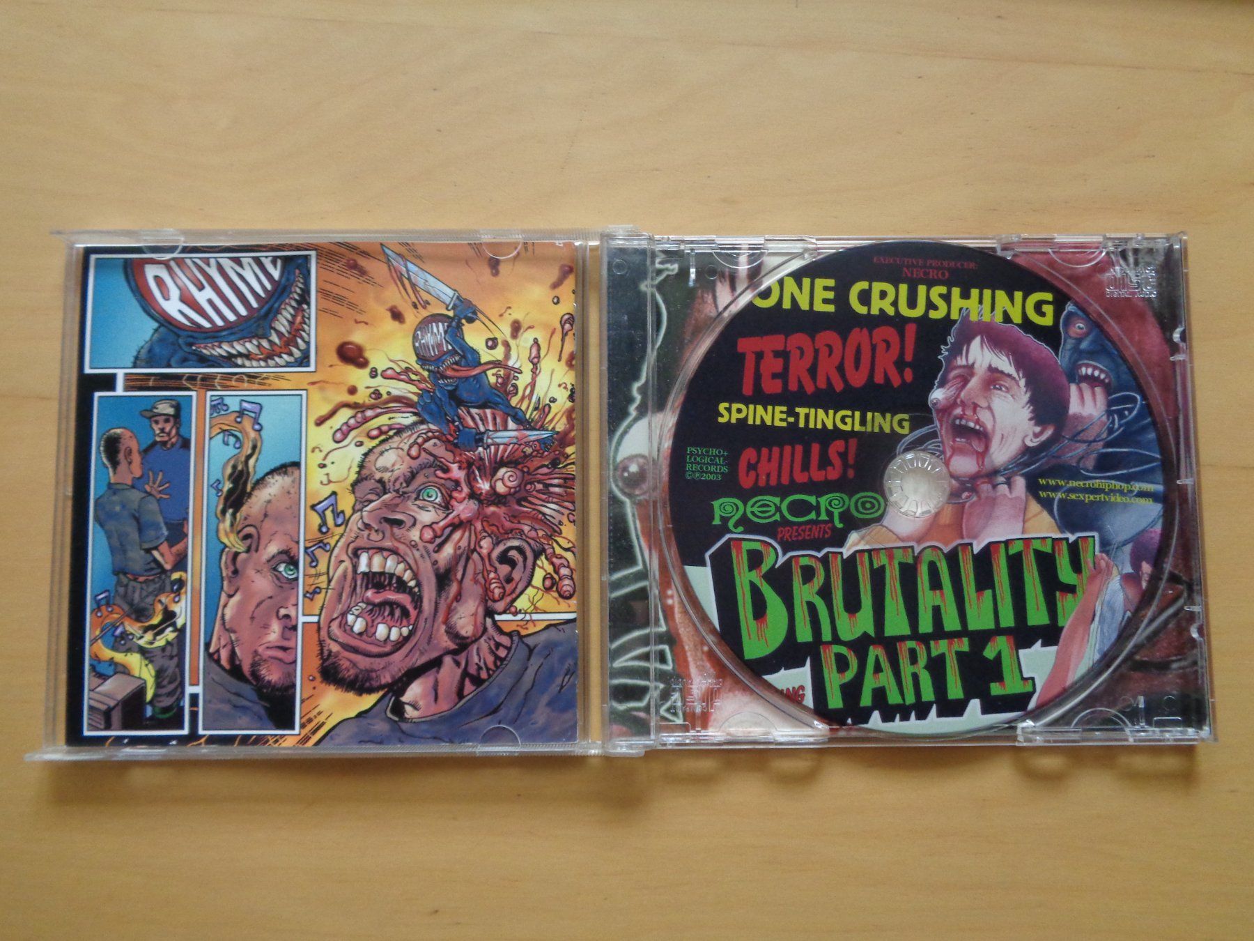 CD: Necro - Brutality Part 1 - RARE ! – Usato da Romainmôtier venduto da Oaxaca9 1