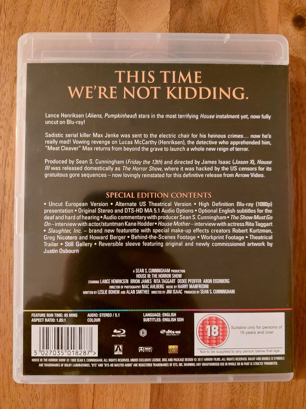 Tutti i DVDs: Blu Ray - House III 3 – Usato da Rheinfelden venduto da FilmAuktion 1