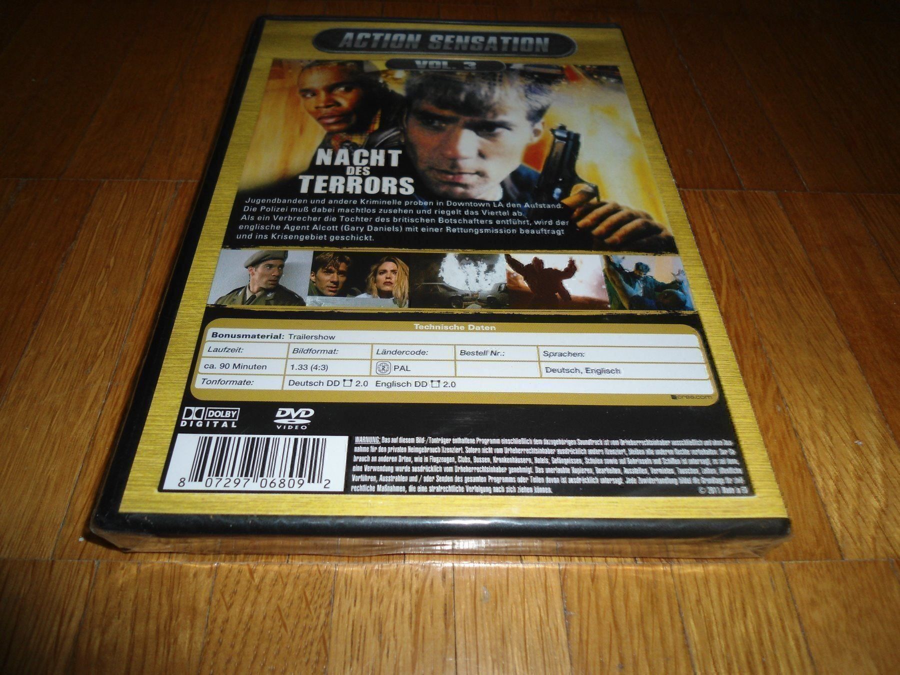 Tutti i DVDs: Nacht des Terrors - UNCUT – Nuovo e nell'imballaggio originale da Basel venduto da havsok 1