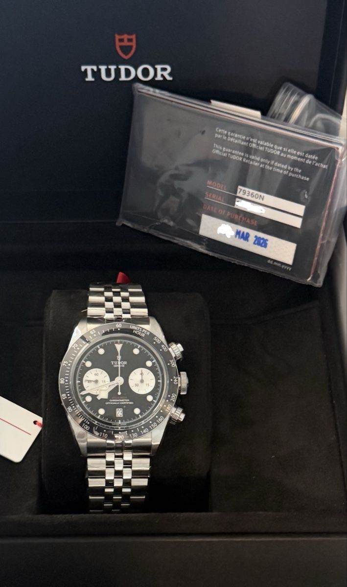 Tudor Orologi: Tudor Black Bay Chrono Panda, Full Set – Nuovo e nell'imballaggio originale da Adlikon b.Regensdf venduto da GPITIME 5