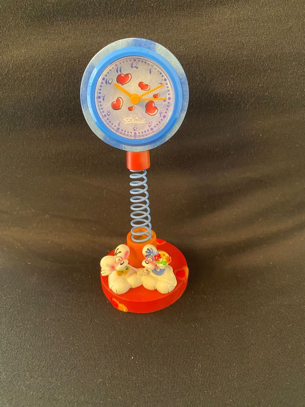 Orologi: Diddl und Diddlina Wackel-Tischuhr – Nuovo (secondo la descrizione) da Lausen venduto da Diddlshop 1