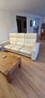 3- er Sofa echt Leder beige verstellbar gebraucht Stressless