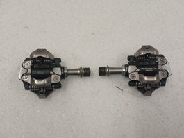 Shimano Deore XT Pedale  gebraucht schwarz silber