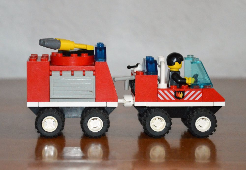 Lego Giocattoli: Lego 6486 Feuerwehrauto mit Anhänger (1997) – Usato da Zürich venduto da flogax193 1