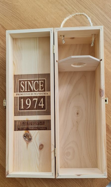 Autres: Weinkiste (leer) aus Holz - Primitivo Di Manduria – D'occasion à Sempach Station par Semion 4