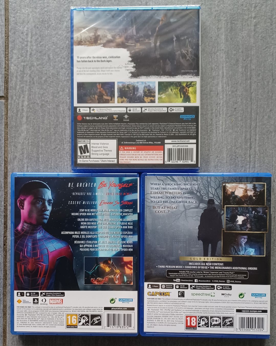 Giochi: PS5 Games 3er Set, 1 x Orginal verpackt – Nuovo (secondo la descrizione) da Eggenwil venduto da Murmeltier87 1