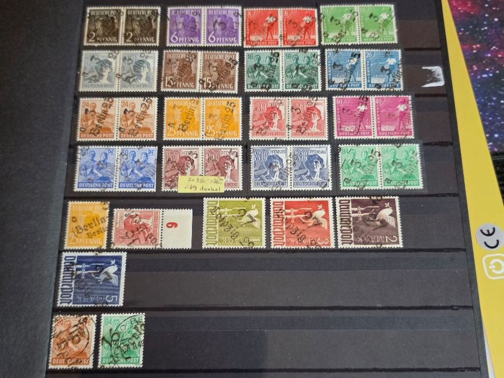 Tutti i francobolli: SBZ */**/GEST. – Usato da Dintikon venduto da bonita099