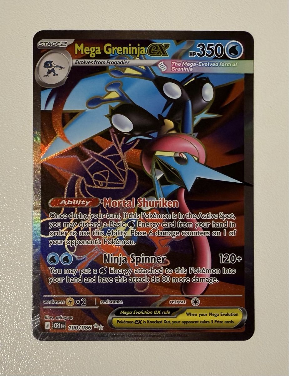 Pokémon Cartes à collectionner: Mega Greninja ex #100 – Neuf (Voir description) à Au SG par Bego1