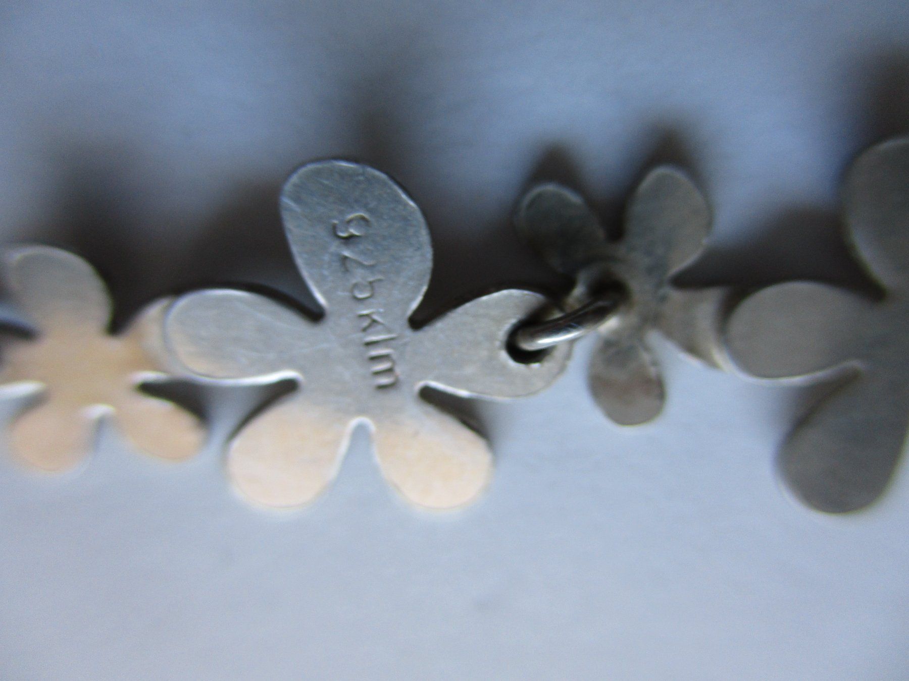 Colliers: Collier fleurs argent 925 – D'occasion à La Sarraz par vic_v6kz 2