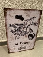 Vintage Metall Schild  La Vespa 1946  NEU  1 Pcs