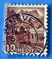 Landschaftsbilder Stempel Geneve