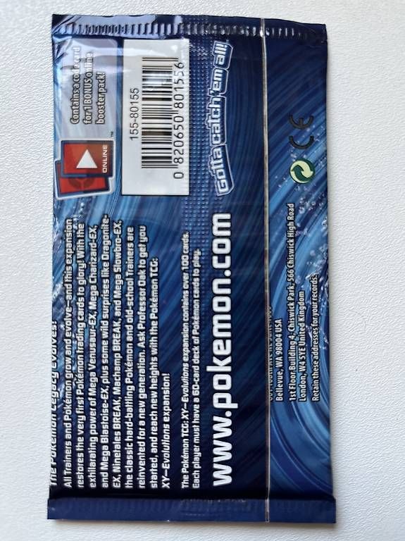 Pokémon Carte collezionabili: Pokémon XY Evolutions Booster - EN – Nuovo e nell'imballaggio originale da Orvin venduto da Sebastien151 1