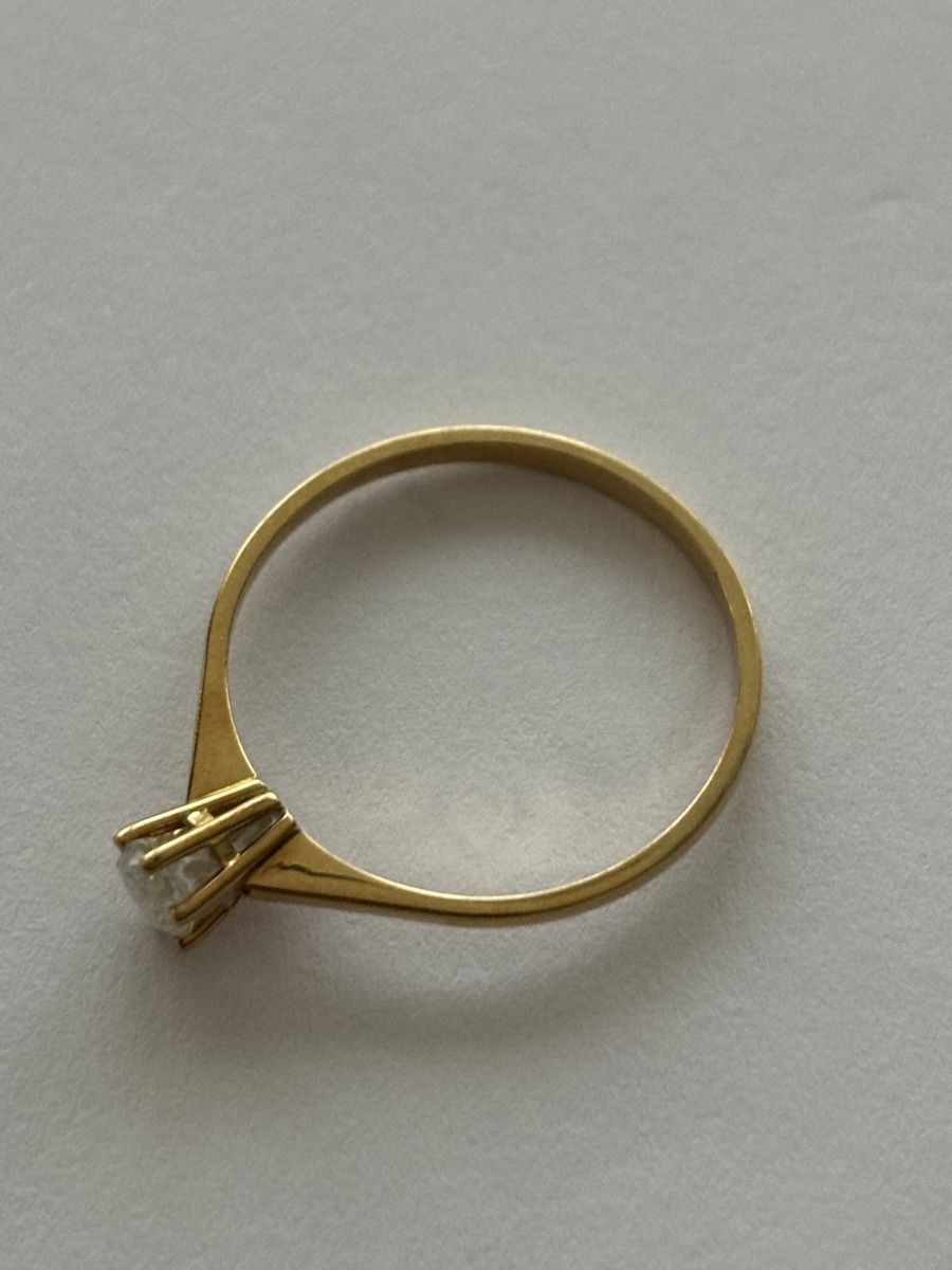 Anelli: Ring Gelbgold / Diamant 18 Karat – Usato da Langnau am Albis venduto da flusspflege 4