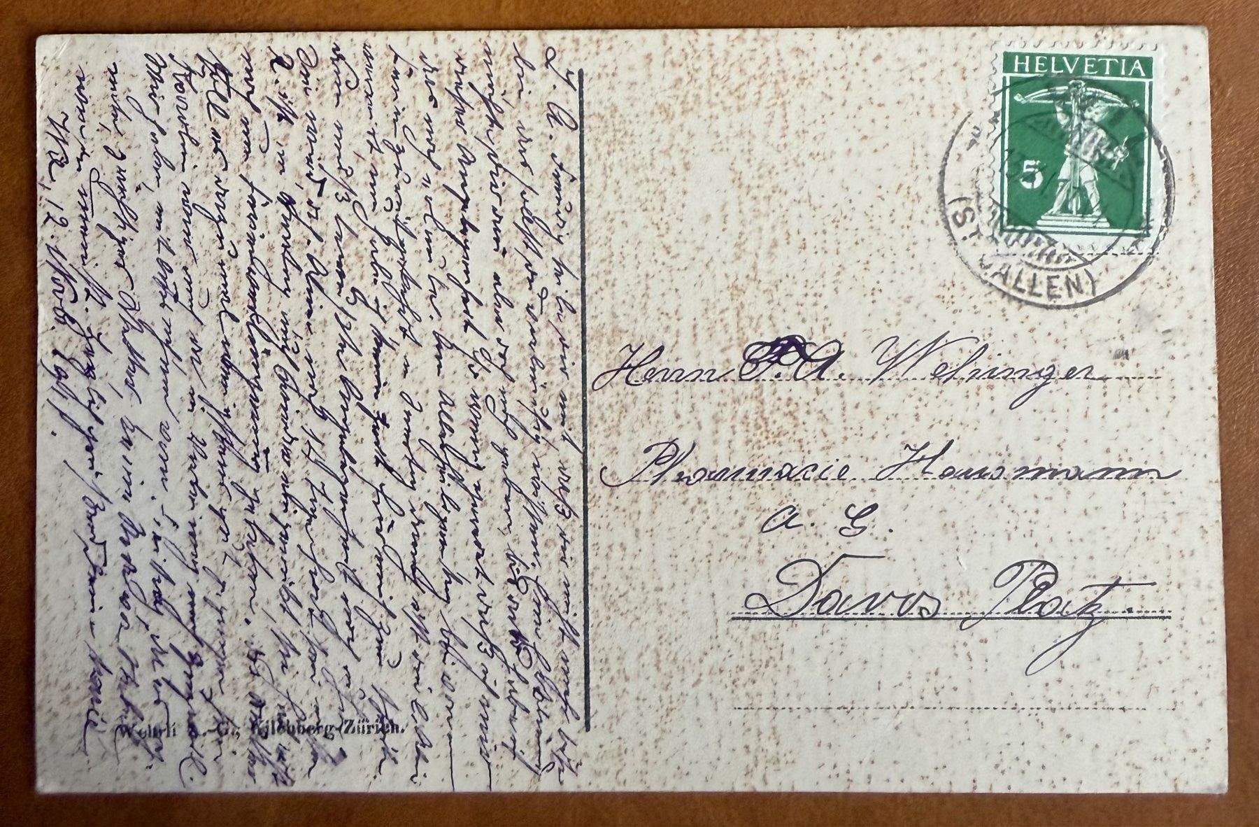 Ansichtskarten: Jungfrau - Lütschine 1911 – Gebraucht aus Lutry von Ediego 1