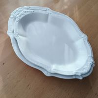 Zwei ovale Porzellanteller,frühes19.Jahrhundert,W.H.Grindley