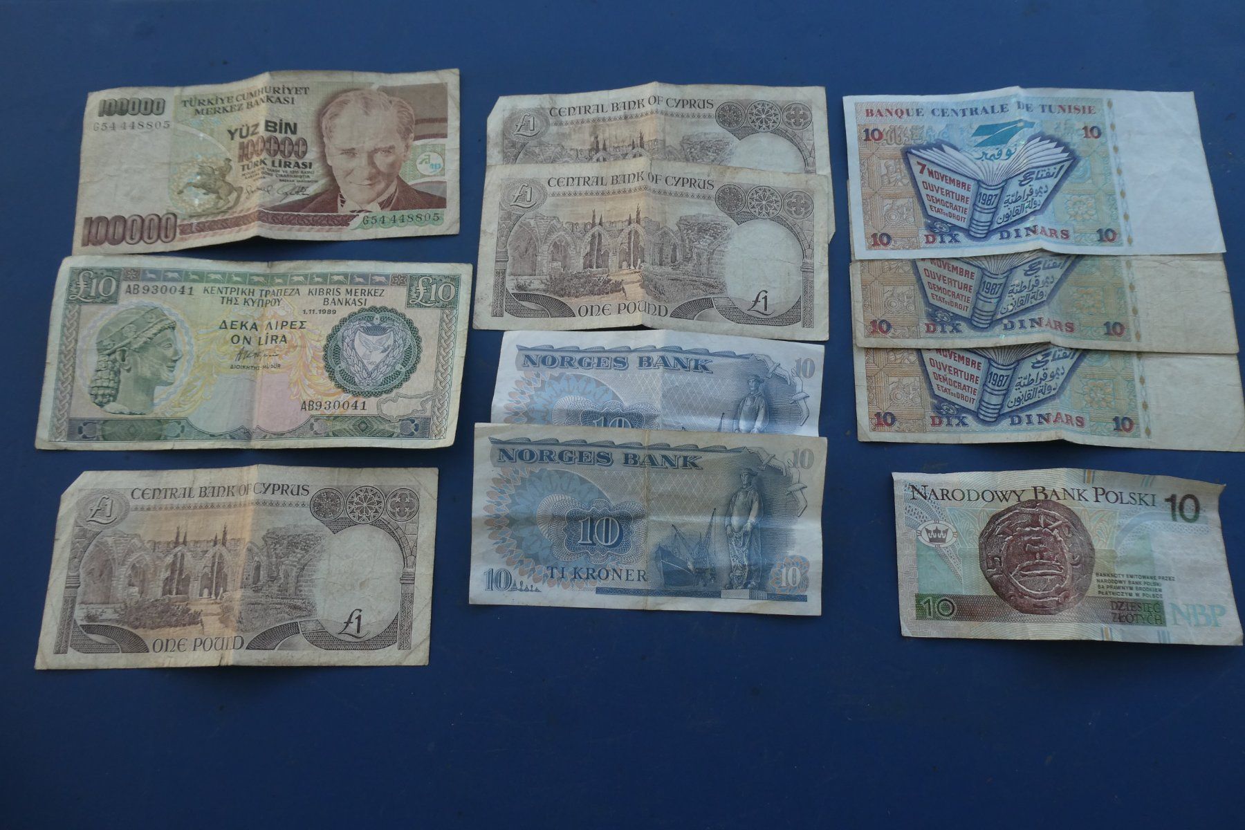 Banknoten: Lot de Billets ancien – Gebraucht aus Fontaines NE von monloisir