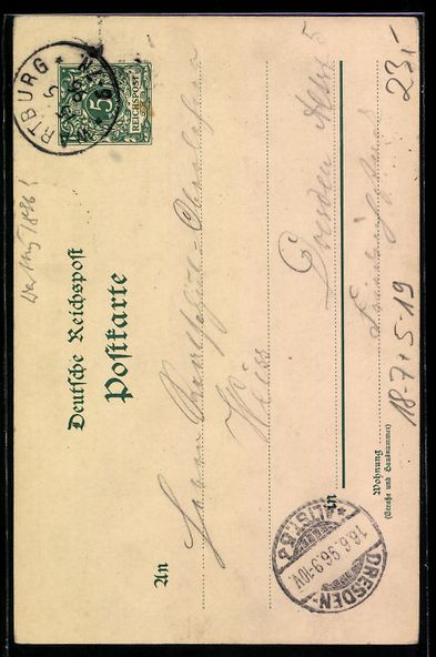 Cancelleria postale: Litho Wartburg, Blick zur Wartburg, Rest – Usato da Berlin venduto da bartko-reher 1