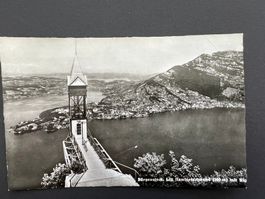 Postkarte Bürgenstock mit Hammetschwand ca 1950 (R885)