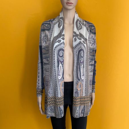 ETRO Cardigan Seide & Kaschmir 🩵