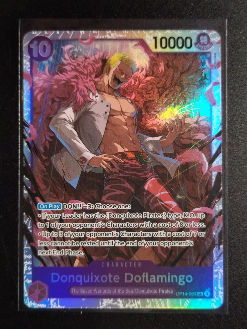 Bandai Carte collezionabili: Donquixote Doflamingo OP14-080 SR, EN – Nuovo (secondo la descrizione) da Ins venduto da phil_sinn