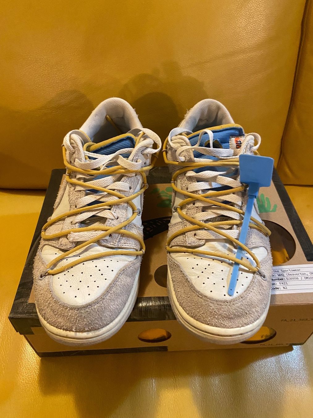 Nike Herrenschuhe: NIKE OFF-WHITE DUNK LOT 34/50 – Gebraucht aus Réchy von santiwwrld_514