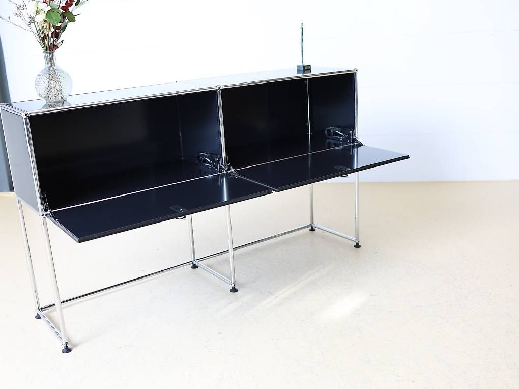 USM Cassettiere: USM Haller Sideboard in Schwarz – Usato da Meinisberg venduto da atelier_TILIJA 6