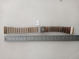 Original RADO Uhrenarmband Edelstahl 17.2mm Anstoss, Bicolor