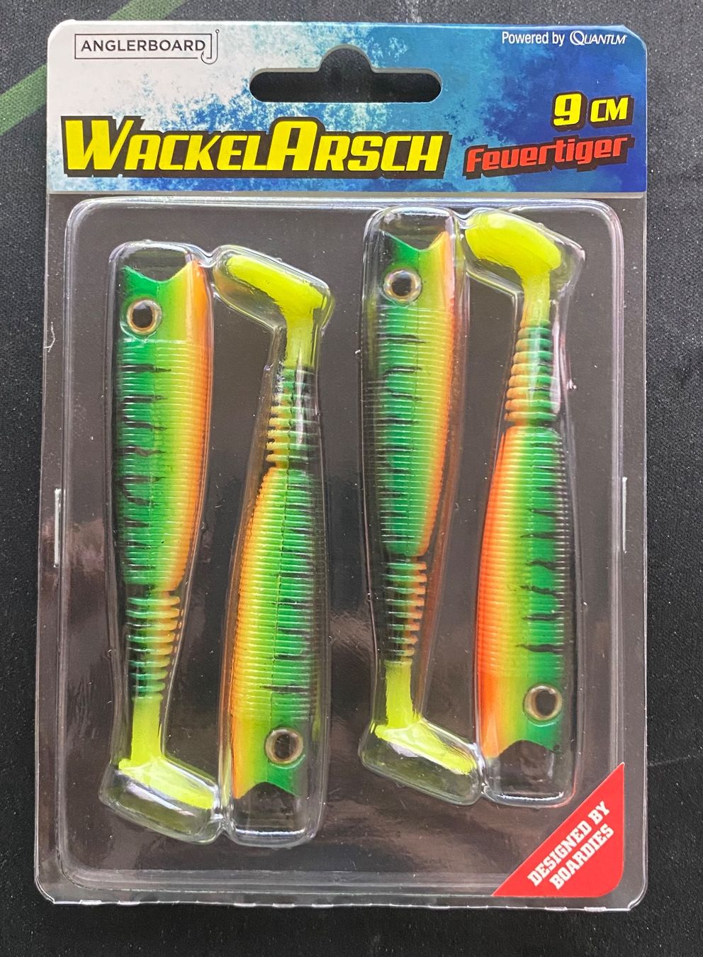 Esche: Quantum Wackelarsch 9 cm - 4 Stück – Nuovo e nell'imballaggio originale da Widnau venduto da Fishingtackle_Oggy