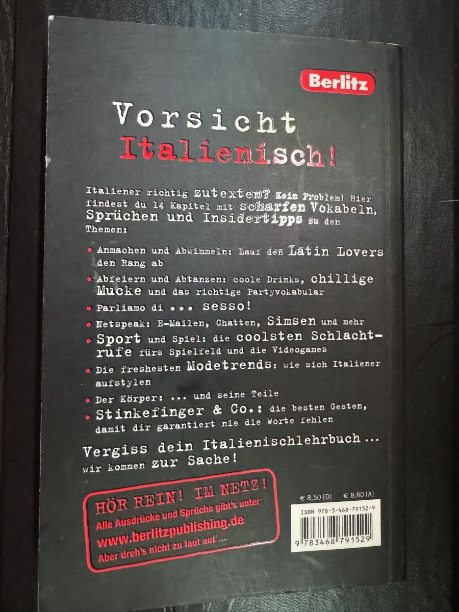 Libri: Vorsicht Italienisch – Usato da Rothenbrunnen venduto da anj_fzz2 1