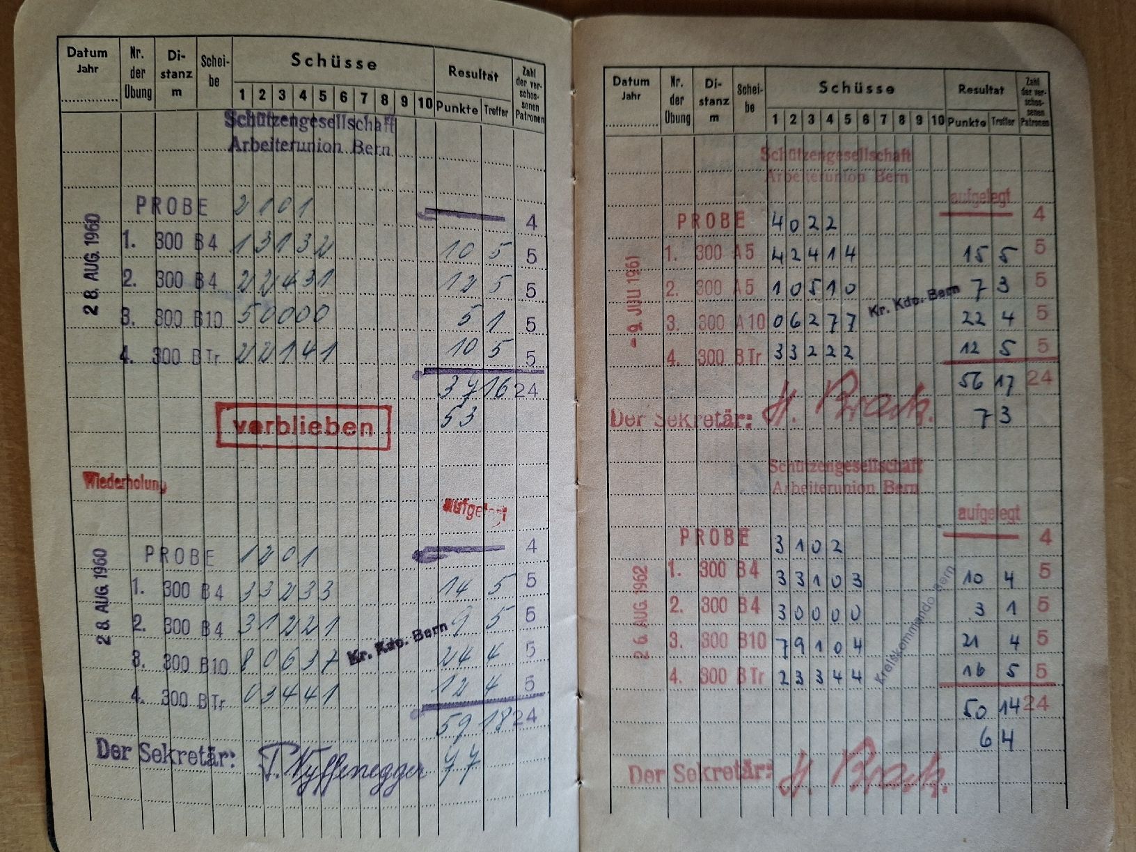 Documenti: Antikes Schweizer Schiessbüchlein 1950 – Usato da Schwanden Sigrisw venduto da len_9yqg 7