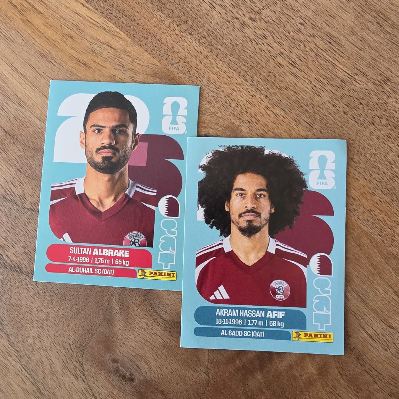 Panini Carte collezionabili: Panini KAT3,KAT18 Sultan Albraka, Akram Afif – Nuovo e nell'imballaggio originale da Buchs AG venduto da LogoParts