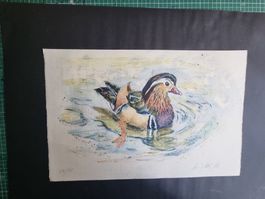 FRITZ HUG ORIGINAL LITHOGRAPHIE SIGNIERT NUMMERIERT