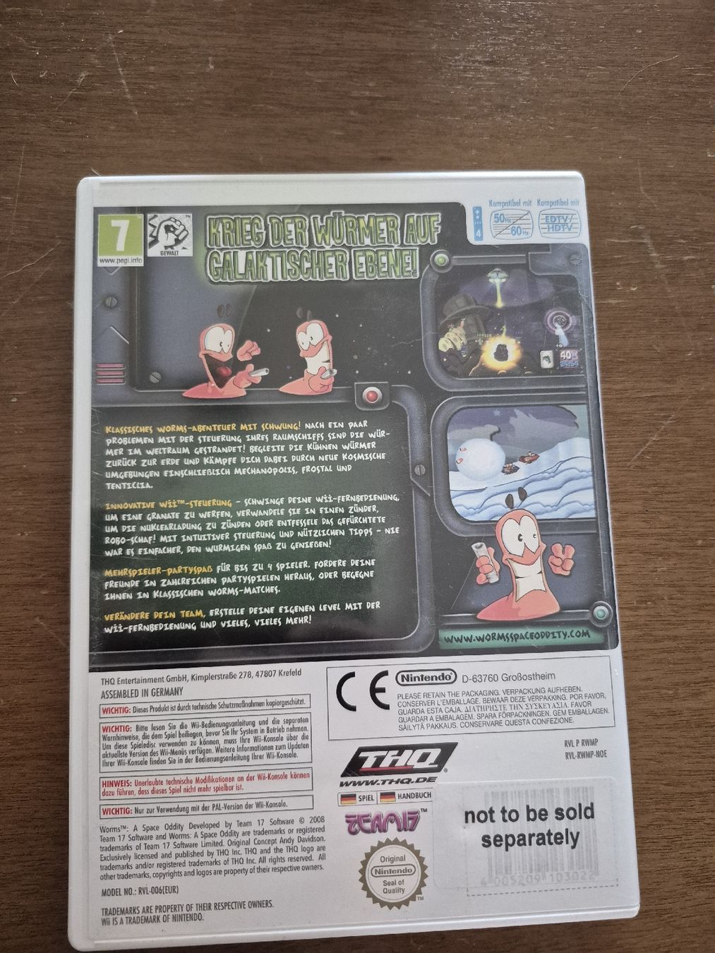 Giochi: Worms: Odyssee im Wurmraum - Wii Spiel - – Usato da Gossau SG venduto da Rachel1997 1