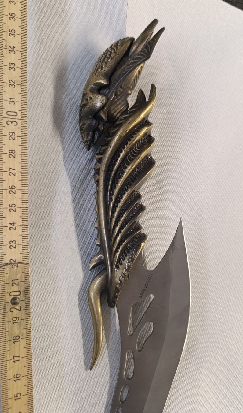 Besteck: Dague/ Dolch/ style " Alien/H.R.Giger/ Collection/Décoration – Gebraucht aus Avry-sur-Matran von dav_nm5p 4