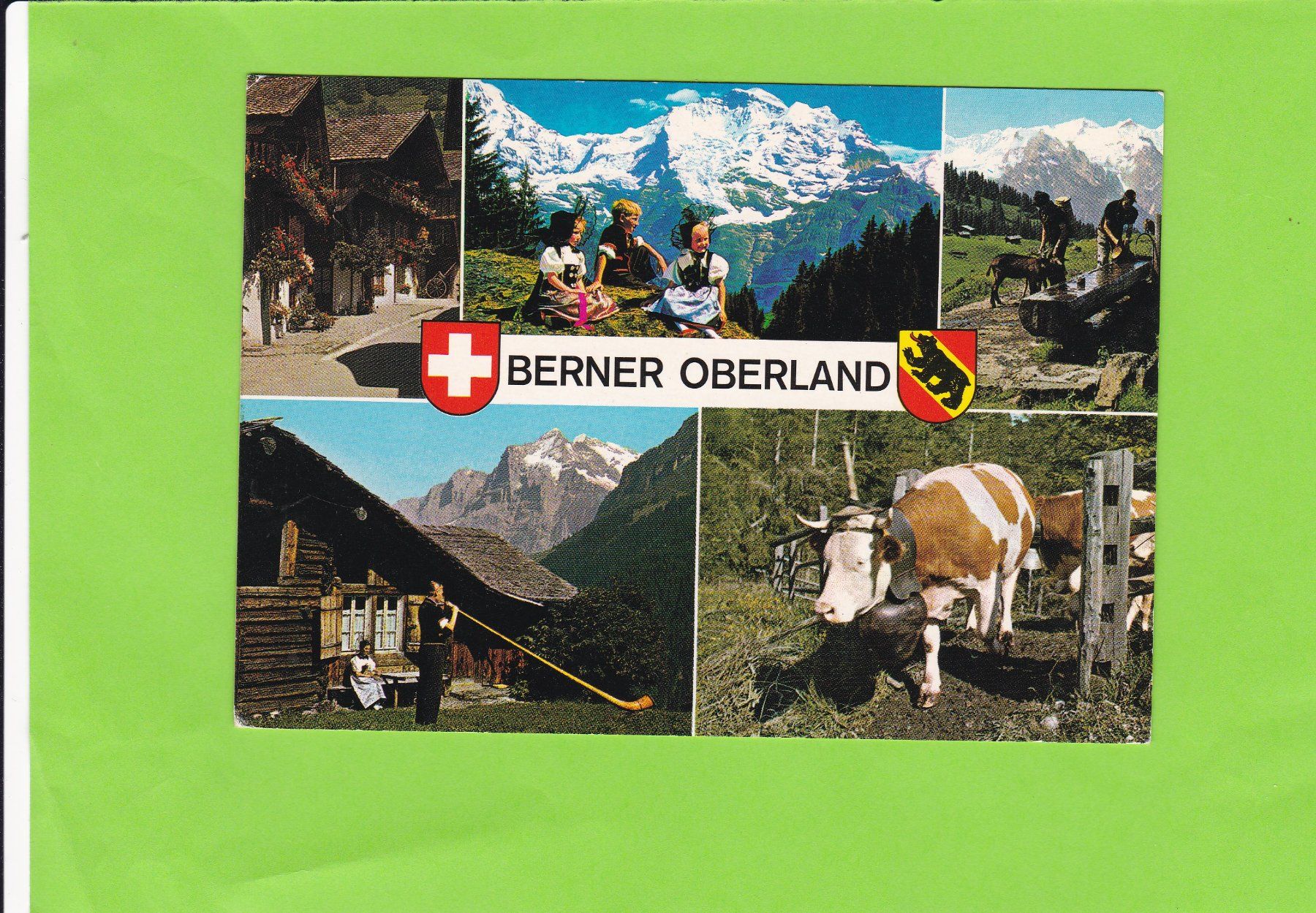 Ansichtskarten: Berner Oberland – Gebraucht aus St. Peterzell von neckertal