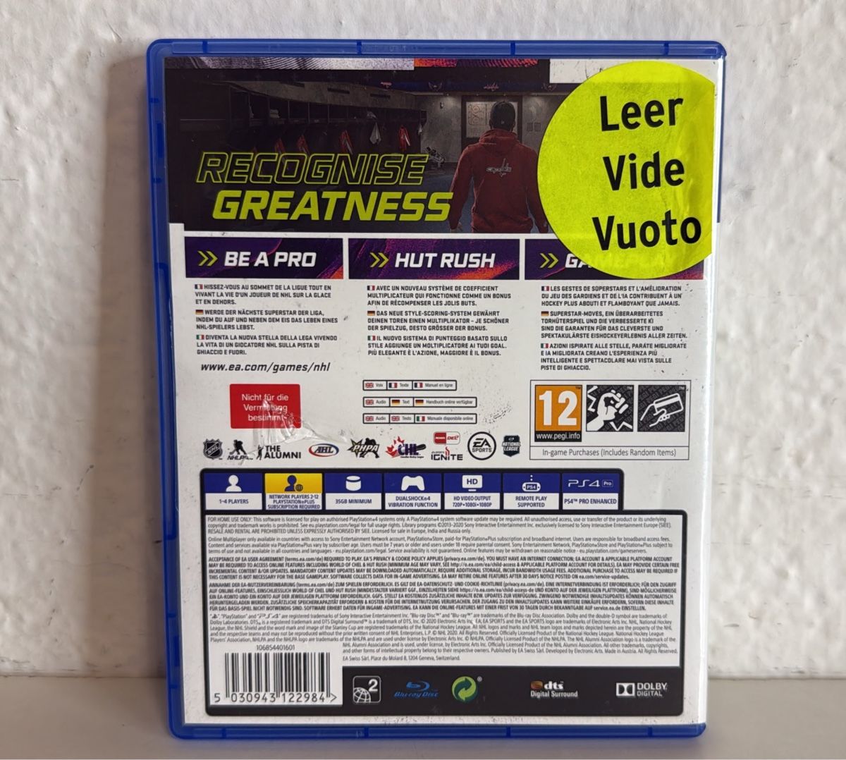 Sony Giochi: NHL 21 Electronic Arts - PS4/PS5 Game – Usato da Ehrendingen venduto da bubulence 1