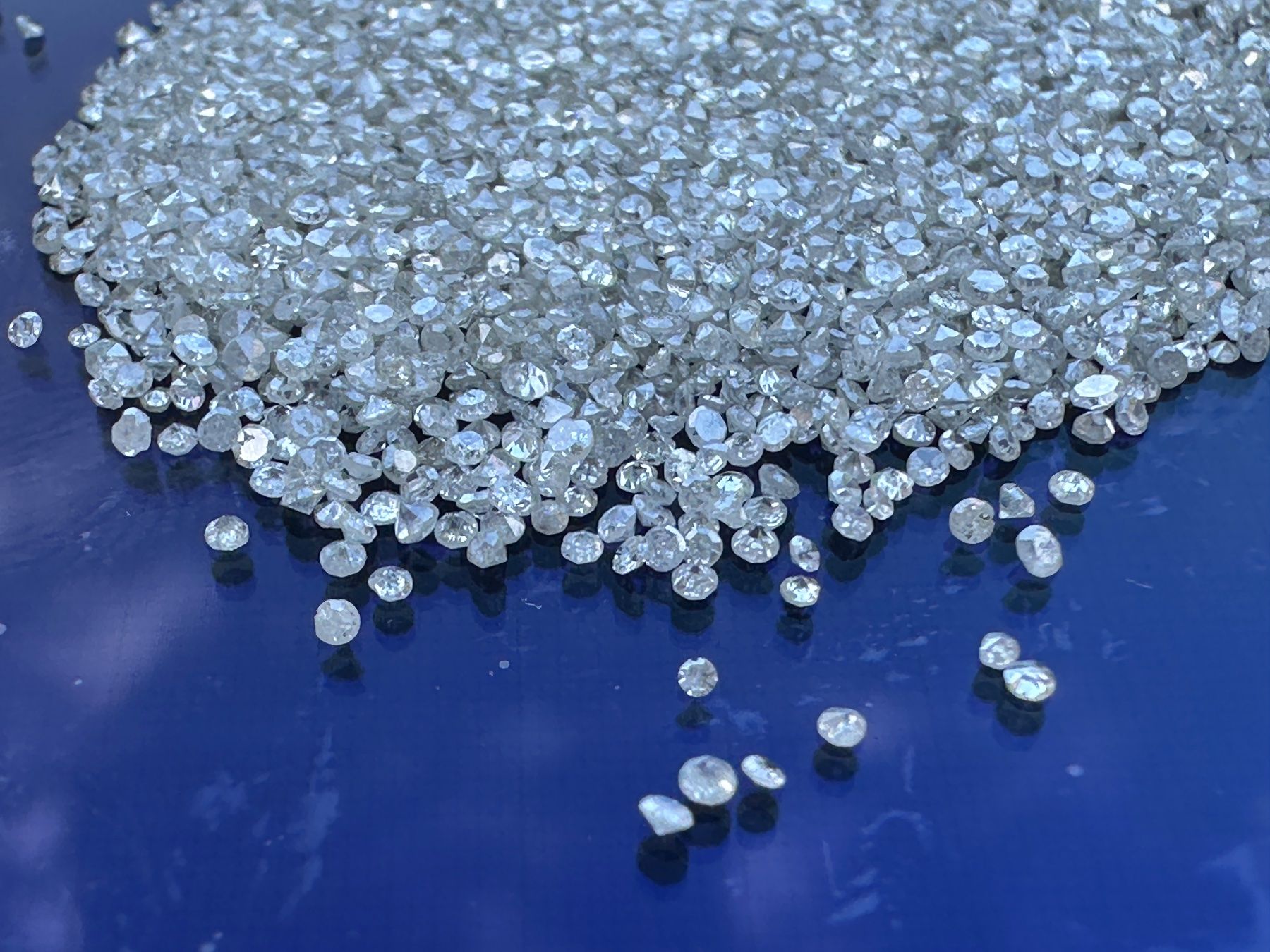 Pietre preziose: 100 St. Single-Cut Diamant-Pointer echte Naturdiamant 1 mm – Nuovo (secondo la descrizione) da Langenthal venduto da Seelenfreunde 2