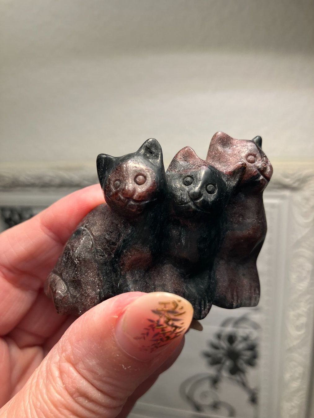 Figuren: RohGranat Katze Statue Edelstein Chat Grenat brut Chatons – Neu (gemäss Beschreibung) aus Prilly von ilyria73 4