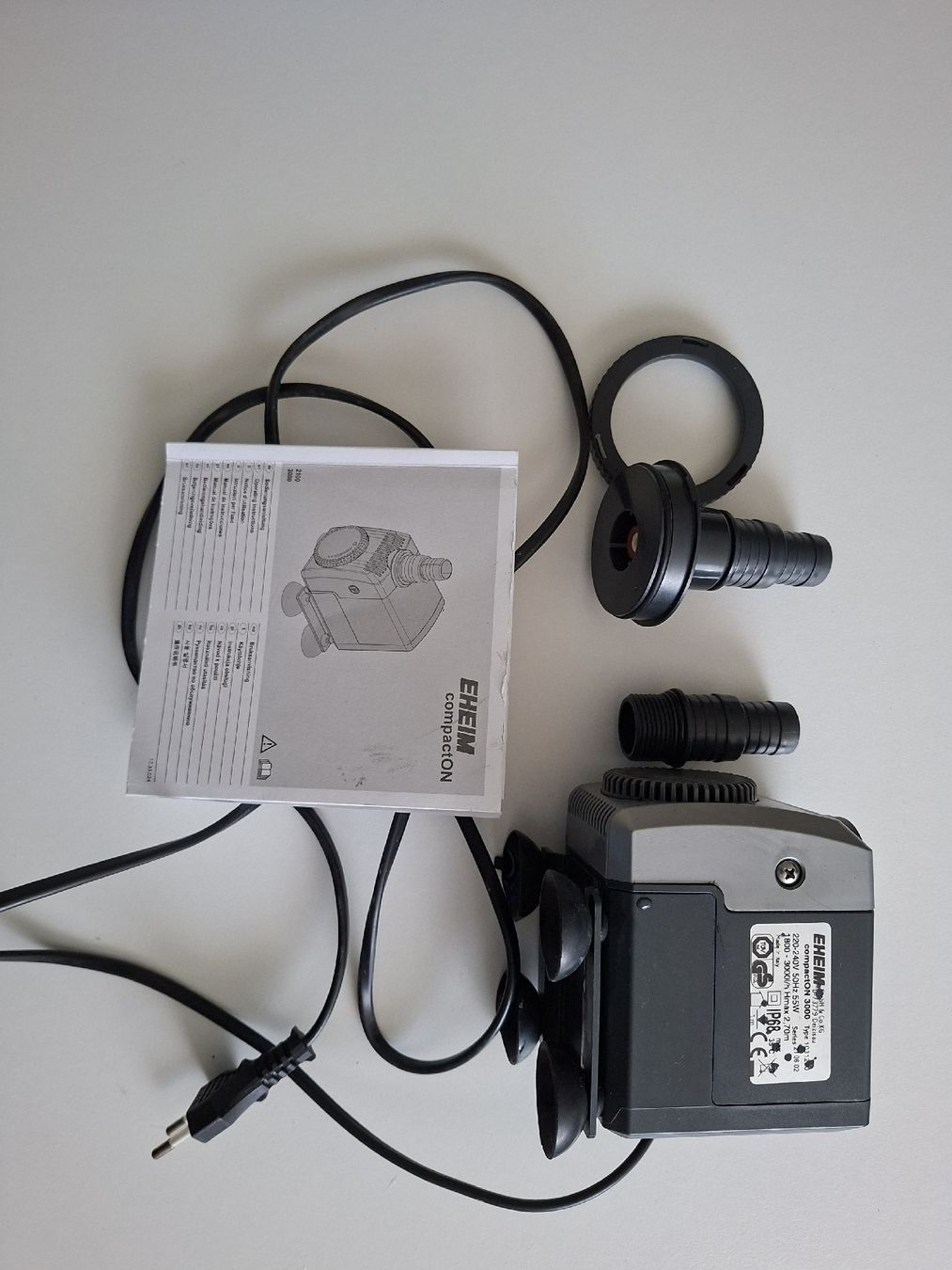 Eheim Pompe & Parti di ricambio: Pompe EHEIM compactON 3000 pour aquarium, parfait état – Usato da Villeneuve VD venduto da mat_mrh7 3