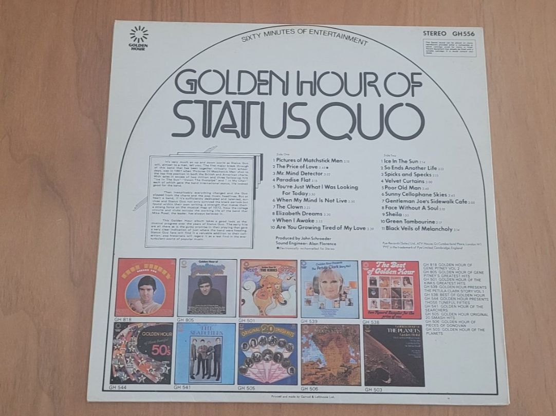 Vinyles: LP  Status Quo – D'occasion à Martigny par MZ-67 1