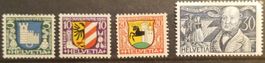 sellos Suiza 1930 Pro Juventute, nuevos