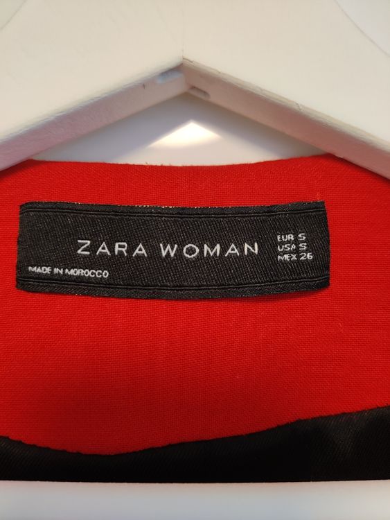 Zara Cappotti: Longblazer / Kurzmantel Rot – Nuovo (secondo la descrizione) da Boswil venduto da sar_f6qy 1